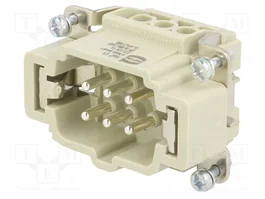 HARTING Han® Ex Insert de contact mâle HDC 6 broches