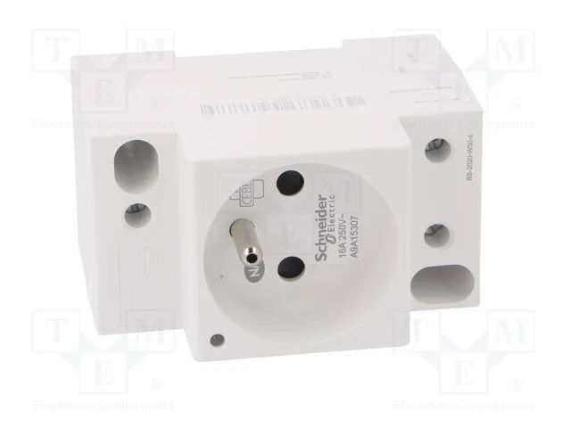Schneider Electric ACTI9 Prise simple type E pour rail DIN Schneider Electric ACTI9 Prise simple type E pour rail DIN