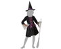 Atosa Déguisement de Sorcière pour Enfant avec Robe Courte Violette et Chapeau