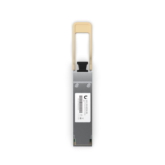 Ubiquiti Module Optique QSFP28 100G SR4 Multi-Mode, Connexion Fibre jusqu'à 100m, Connecteur MPO-12 Type B UPC Ubiquiti Module Optique QSFP28 100G SR4 Multi-Mode, Connexion Fibre jusqu'à 100m, Connecteur MPO-12 Type B UPC