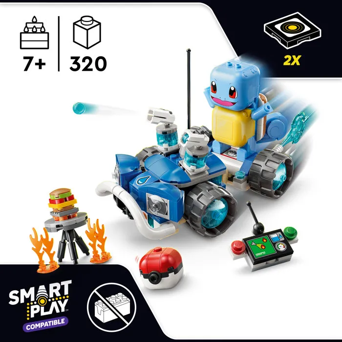 LEGO Pokémon Buggy du Dresseur avec Carapuce