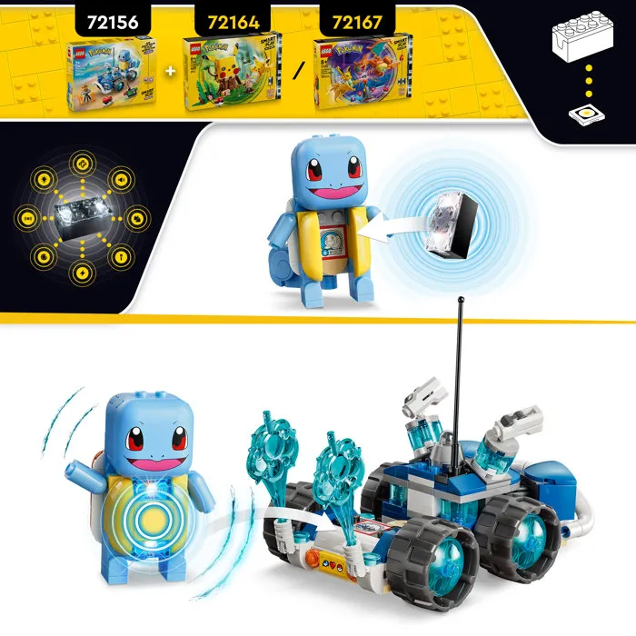 LEGO Pokémon Buggy du Dresseur avec Carapuce