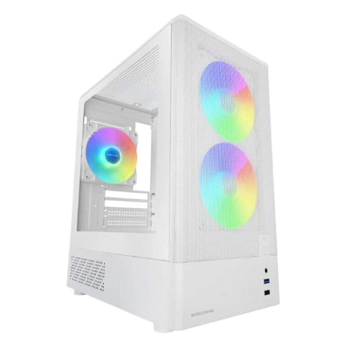 Mars Gaming MC-ONYXW Mini Tower Blanche ARGB Mars Gaming MC-ONYXW Mini Tower Blanche ARGB