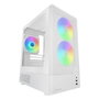 Mars Gaming MC-ONYXW Mini Tower Blanche ARGB