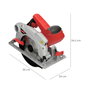 WOLFPACK LINEA PROFESIONAL Scie circulaire 1500W avec disque de 185mm et laser