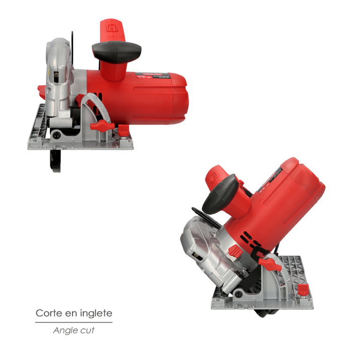 WOLFPACK LINEA PROFESIONAL Scie circulaire 1500W avec disque de 185mm et laser WOLFPACK LINEA PROFESIONAL Scie circulaire 1500W avec disque de 185mm et laser