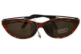 Benetton Lunettes de soleil œil de chat marron Unisexe