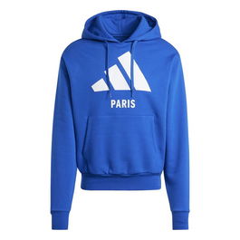Sweat à capuche femme Adidas Paris Bleu