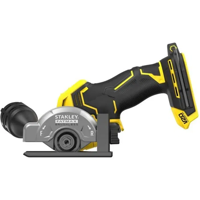 Stanley Fatmax V20 SFMCM300B-XJ - Mini scie circulaire plongeante sans fil 18V Brushless - Capacité de coupe bois 19 mm - Sans batterie