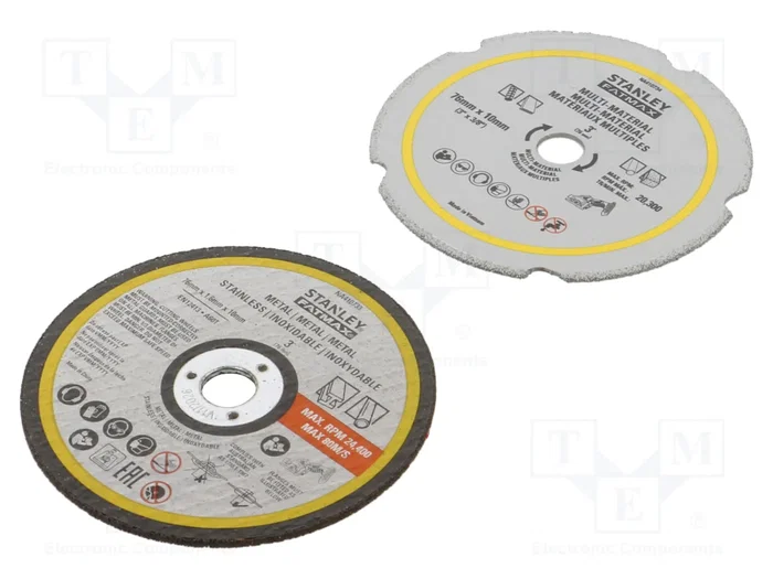 Stanley Mini scie circulaire sans fil Fatmax V20 SFMCM300B-XJ Brushless 75 mm