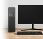 Coolbox Boîtier PC micro-ATX Slim T100 USB-C 3.2 Gen1 Full Metal Noir avec Ventilateur 90mm