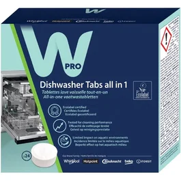Wpro Tablettes lave-vaisselle NTB100 Ecolabel 24 doses