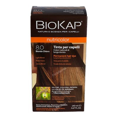 Biokap Nutricolor Rubio Claro 8.0 140 ml