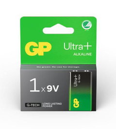 GP Ultra Plus Alkaline 9V / 6LF22 1-pack