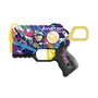 Tachan - Pistolet à dards Street Shot Mini avec 6 projectiles en mousse - Design graffiti - Jouet pour enfants à partir de 8 ans - Jeu d'intérieur et d'extérieur