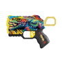 Tachan - Pistolet à dards Street Shot Mini avec 6 projectiles en mousse - Design graffiti - Jouet pour enfants à partir de 8 ans - Jeu d'intérieur et d'extérieur