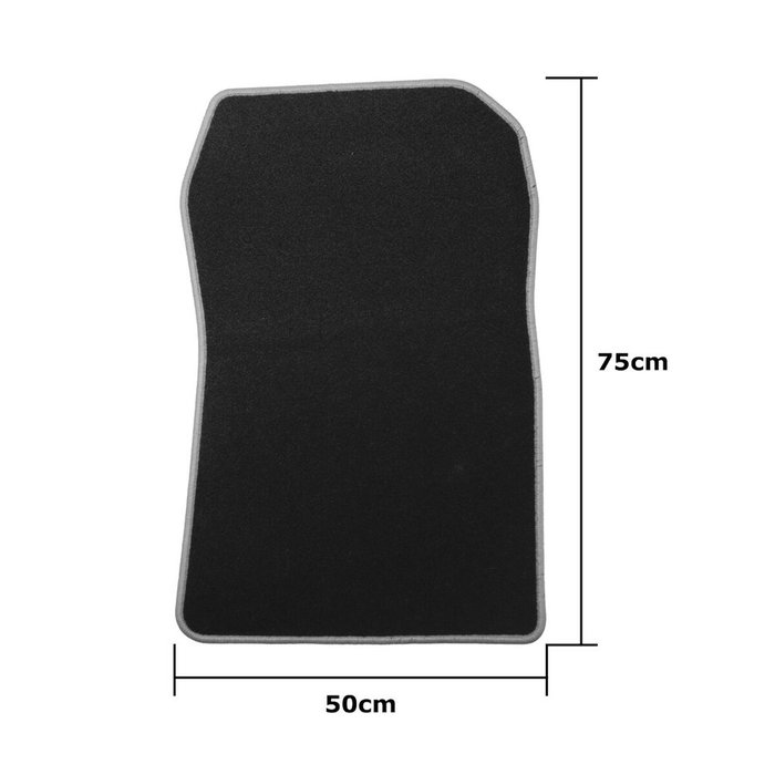 OCC Design Tapis sur mesure Renault Modus (2004-2012) 5PZ Bord Jaune