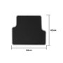 OCC Design Tapis sur mesure Renault Modus (2004-2012) 5PZ Bord Jaune