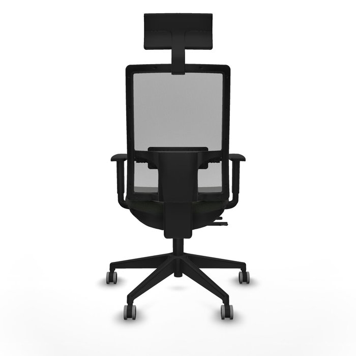 Chaise de Bureau avec Appui-tête Piqueras y Crespo 1D066G1 Noir