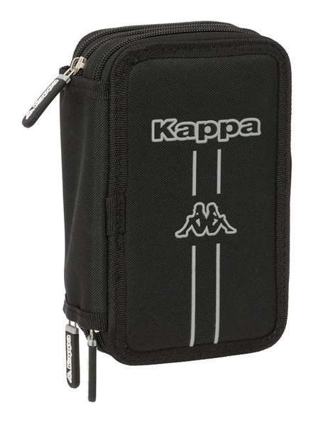 Safta Plumier triple 37 pièces Kappa Dark 12,5x19,5x5,5cm - Version espagnole Safta Plumier triple 37 pièces Kappa Dark 12,5x19,5x5,5cm - Version espagnole