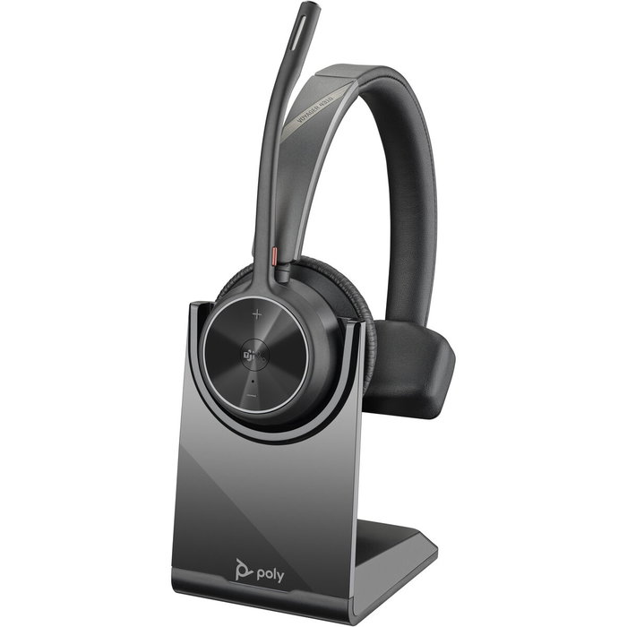 HP Voyager 4310 MS Micro-casque sans fil Noir avec Dongle BT700 et Support de charge