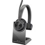HP Voyager 4310 MS Micro-casque sans fil Noir avec Dongle BT700 et Support de charge