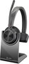 HP Voyager 4310 MS Micro-casque sans fil Noir avec Dongle BT700 et Support de charge