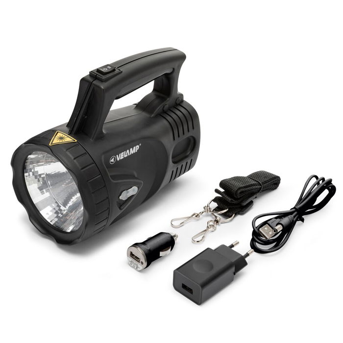 Projecteur LED rechargeable à main Velamp ICARO 3 W 170 LM