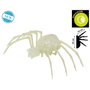 BigBuy Carnival Araignée de Décoration Halloween Verte Fluorescente