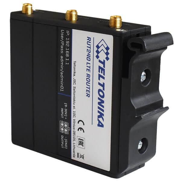 Teltonika Networks Kit de montage compact sur rail DIN PR5MEC11, Noir