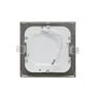 GL-CL-S6N-CW Plaque LED carrée 6W 600Lm 6000K nickel satiné 50 000h, pour plafond, IP25, blanc froid