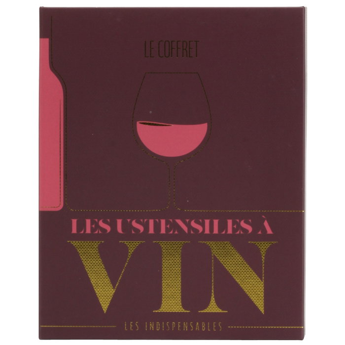 Cook Concept Coffret Livre Accessoires pour Vin 5 Pièces Cook Concept Coffret Livre Accessoires pour Vin 5 Pièces