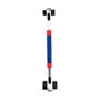 Workpro Clé à cliquet douille multiple 8 en 1, 8-10-12-13-14-17-19-21 mm, acier chrome vanadium, réversible, rouge et bleu