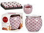 Acorde Bougie Parfumée Cristal Pomme et Cannelle 7x6x7 cm (Set de 12)