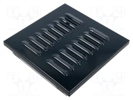 DOSPEL S.A. Grille de ventilation en métal graphite 140x140mm