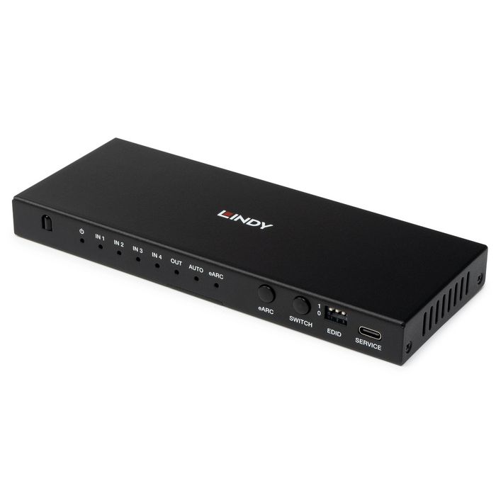 Lindy Commutateur HDMI 2.1 4 Ports 8K60 avec eARC - Switch Vidéo Lindy Commutateur HDMI 2.1 4 Ports 8K60 avec eARC - Switch Vidéo
