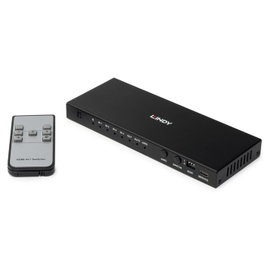 Lindy Commutateur HDMI 2.1 4 Ports 8K60 avec eARC - Switch Vidéo