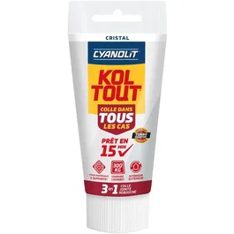 Cyanolit Colle de fixation et d'étanchéité Cristal - Transparent - 50 ml