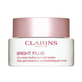 Clarins BRIGHT PLUS Gel-Crème Hydratant Anti-Taches, Éclat, Hydratation Intense, Peau Fatiguée, Finition Mate, 50 ml [v4135a]