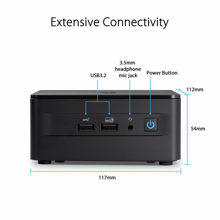 Asus NUC 13 Pro RNUC13ANKI500002I Intel Core i5-1340P Noir