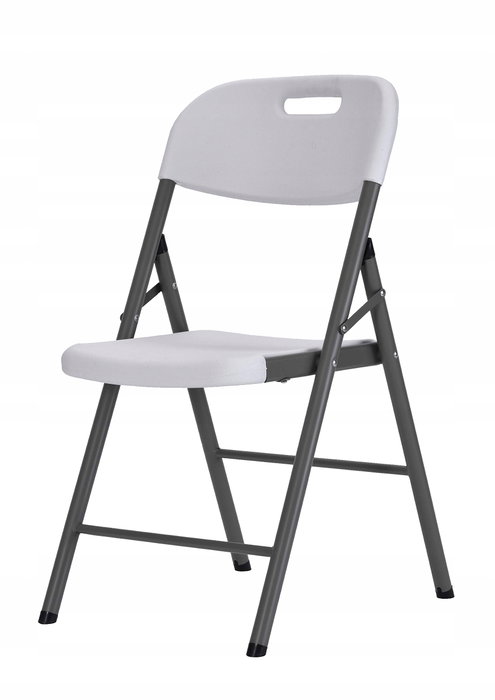 Marbueno Chaise Pliable Résine Blanc 44x53x83 cm Restauration, Plage et Camping 10531