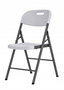Marbueno Chaise Pliable Résine Blanc 44x53x83 cm Restauration, Plage et Camping 10531