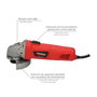 WOLFPACK LINEA PROFESIONAL Amoladora 900W 125mm M14 avec maletín