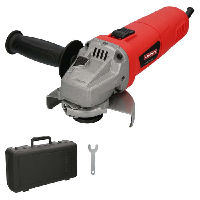 WOLFPACK LINEA PROFESIONAL Amoladora 900W 125mm M14 avec maletín WOLFPACK LINEA PROFESIONAL Amoladora 900W 125mm M14 avec maletín