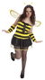 Creaciones Llopis Déguisement Adulte Abeille avec Nœud - Version Espagnole - Taille L - Costume Complet avec Robe, Gants, Ailes et Antennes