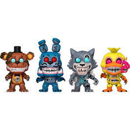 FUNKO Blister de 4 figurines POP Five Nights at Freddy's Exclusive