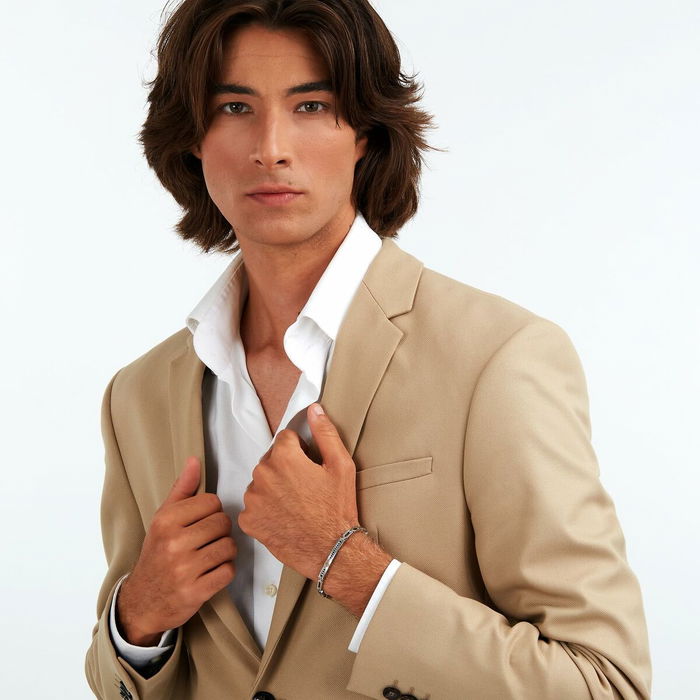 Bracelet Homme Maserati JM423AVD25 Acier inoxydable 21,5 cm