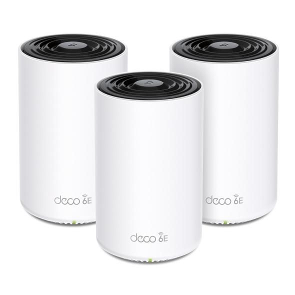 TP-Link Deco XE75 Système Mesh Wi-Fi 6E Tri-bande (Pack de 3) - Blanc TP-Link Deco XE75 Système Mesh Wi-Fi 6E Tri-bande (Pack de 3) - Blanc