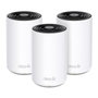 TP-Link Deco XE75 Système Mesh Wi-Fi 6E Tri-bande (Pack de 3) - Blanc