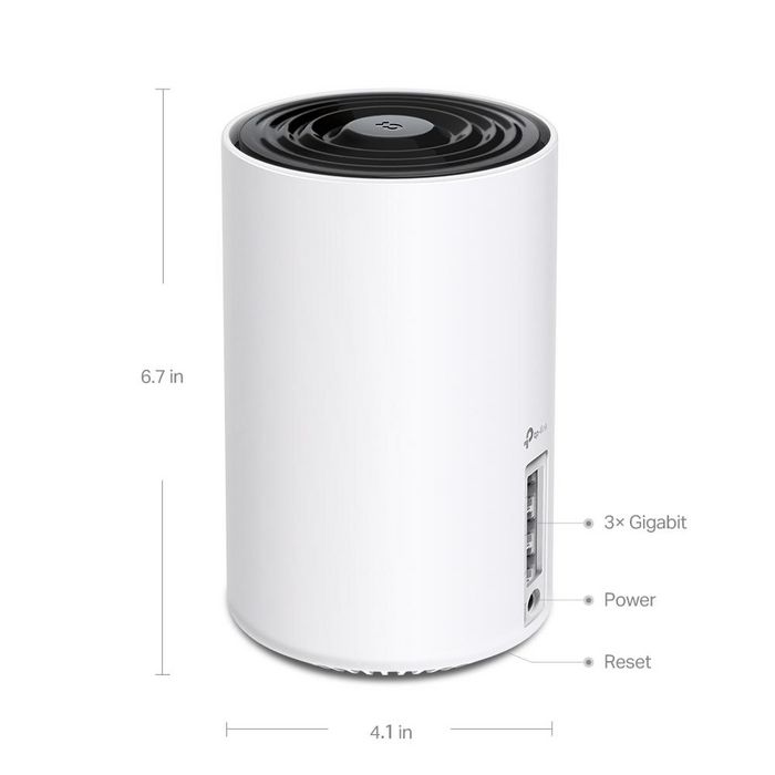 TP-Link Deco XE75 Pack de 3, Système Mesh Wi-Fi 6E Tri-Band, Blanc TP-Link Deco XE75 Pack de 3, Système Mesh Wi-Fi 6E Tri-Band, Blanc